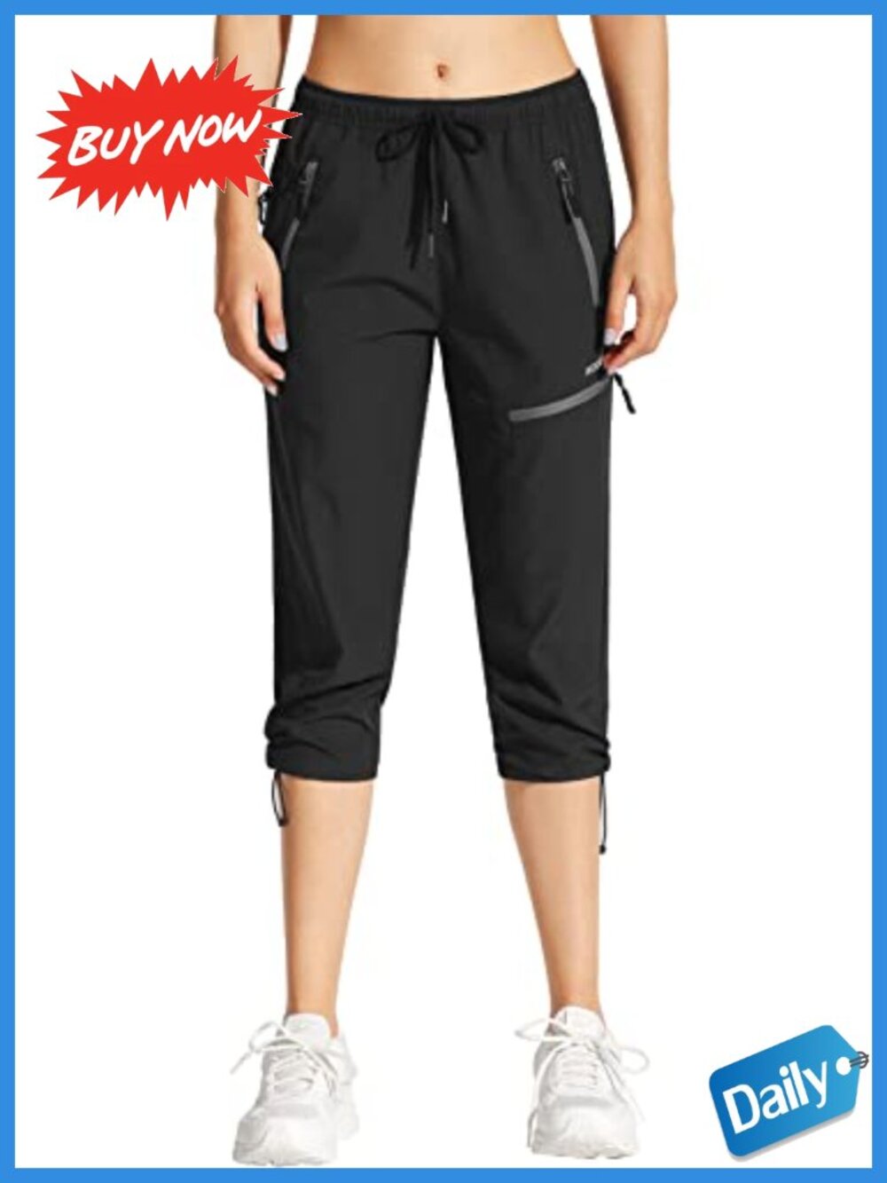 Women's Hiking Cargo Pants Waterproof Lightweight Outdoor UPF 50+